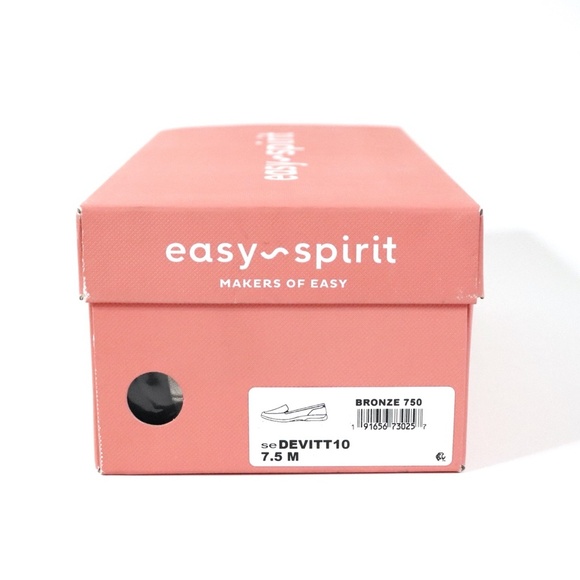 Easy Spirit Devitt Bronze Metallic Leather Slip-On Loafers Shoes Size 7.5 - Picture 8 of 8